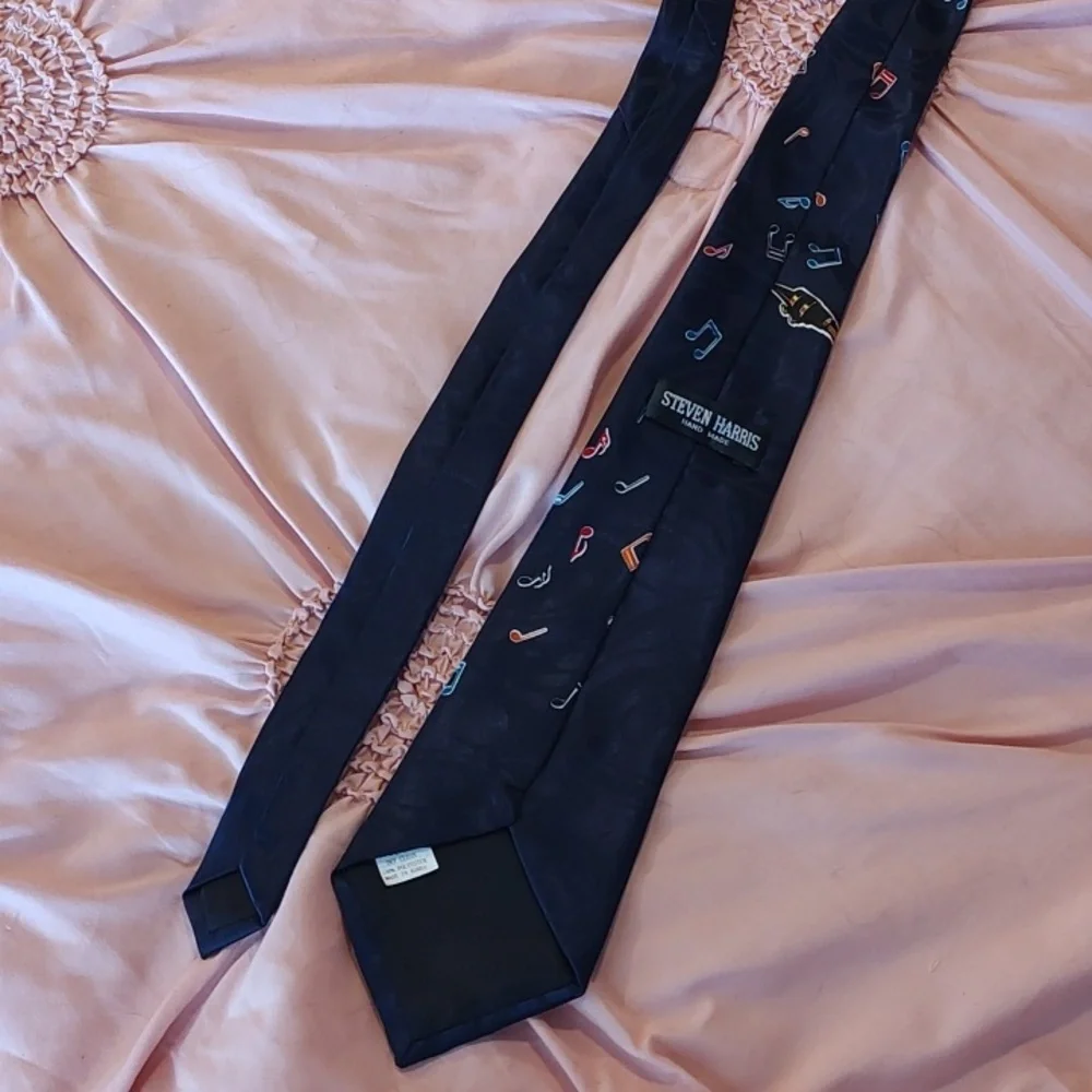 Saxophone Print Tie By Steven Harris 3.5